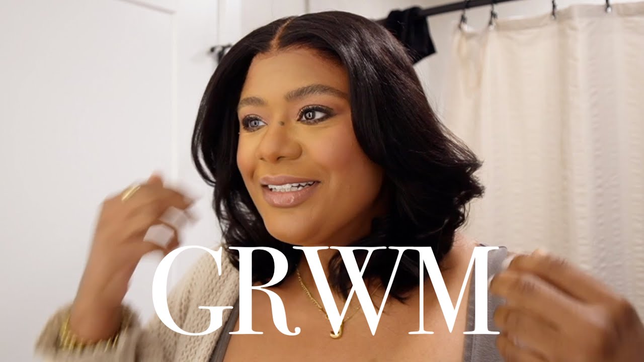 FROM BALDY TO BOBBY 🤣 IN MY BOB ERA 👩🏾‍🦰🤪 3-IN-1 GRWM  || SKIN PREP + MAKEUP + WIGGGG FT. SEPHORA