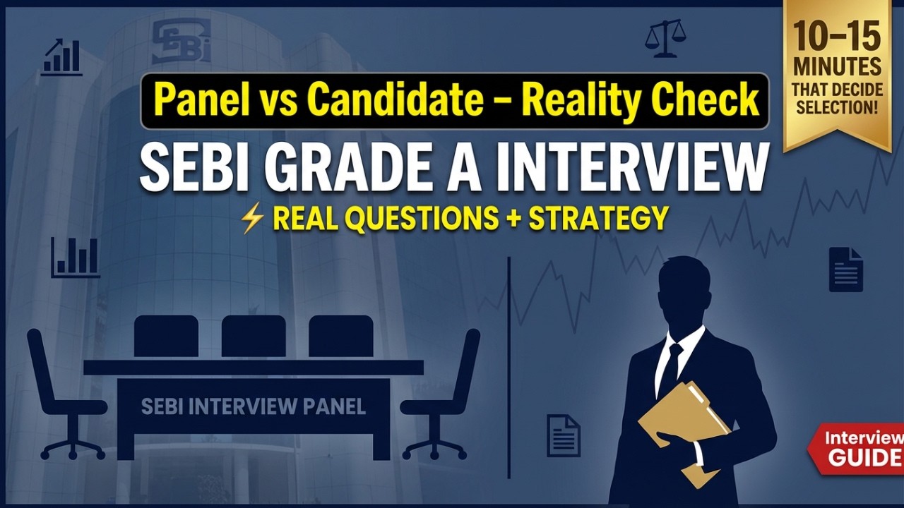 SEBI Grade A Interview Complete Guide 2026 | Real Questions, Strategy, Preparation Plan