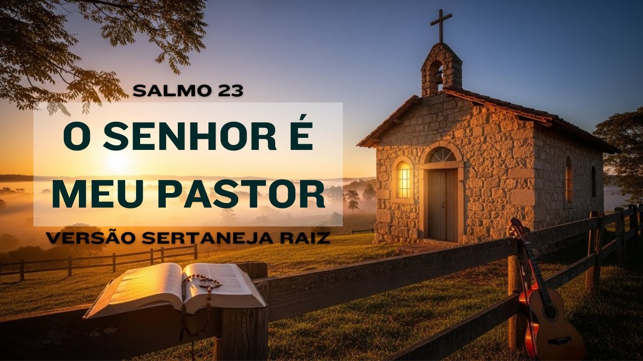 Salmo 23 em Sertanejo Raiz – O Senhor é Meu Pastor | Louvor para Acalmar o Coração