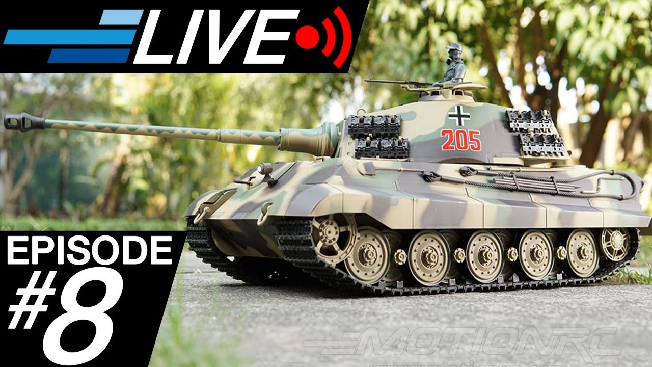 Motion RC Live Ep. #8 - Unboxing Heng Long RC Tanks