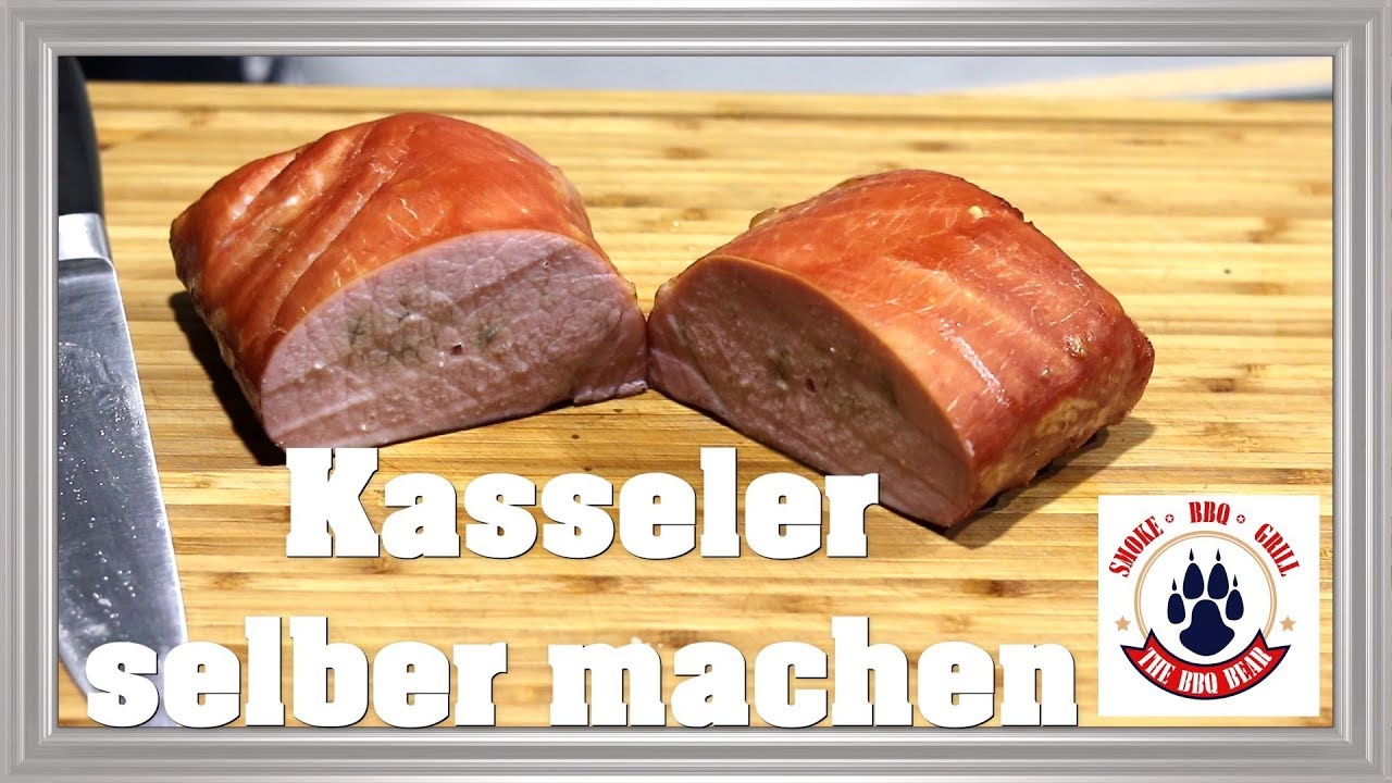 Kasseler selber machen nasspökeln,heißräuchern,räuchern [Deutsch] |The BBQ BEAR