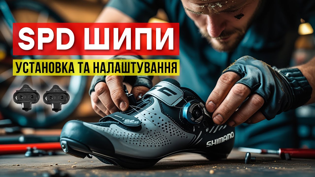 Як встановити SPD шипи на веловзуття для МТБ