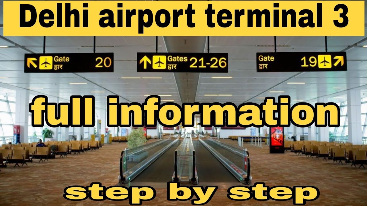 Delhi IGI international Airport- Terminal 3🛫full guide and my experience step by step for beginners