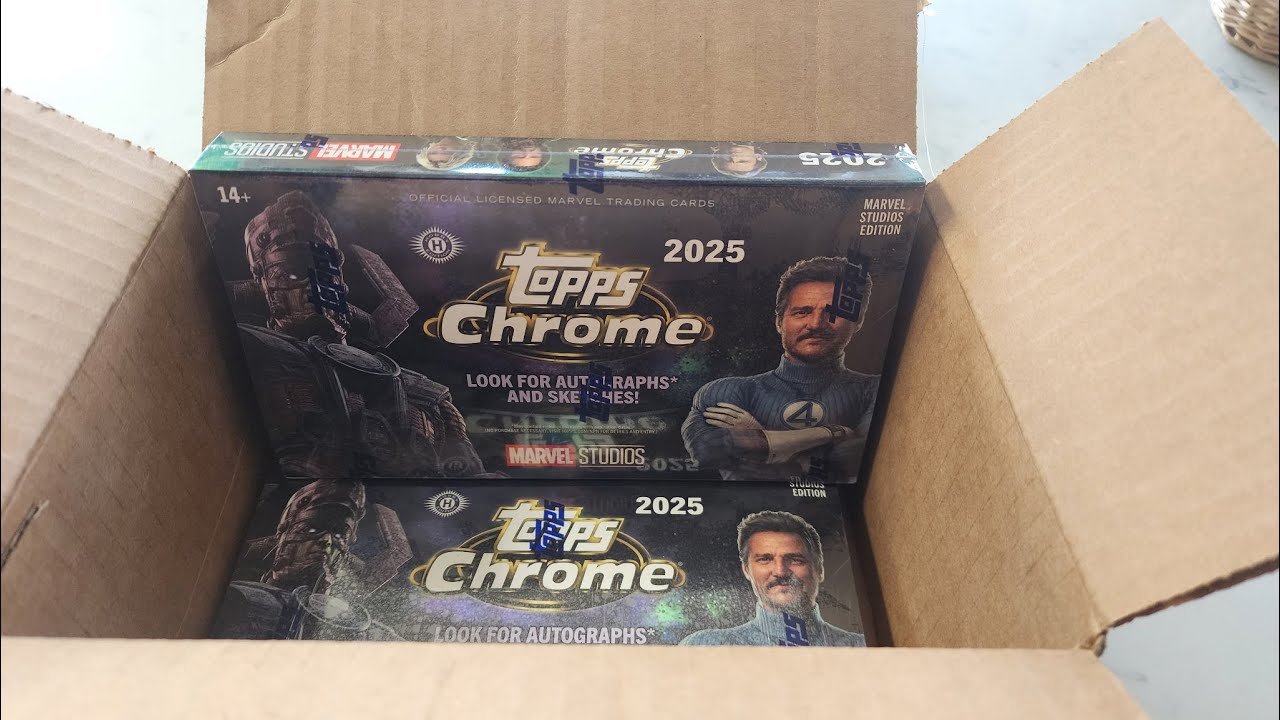 Marvel Studios Topps Chrome Hobby Box Live Break