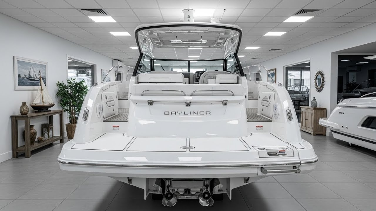 2026 Bayliner Interior | Luxury Yacht Cabin Design | Modern Boat Interior Tour