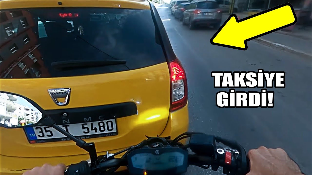 Taksiye Arkadan Çarpan MT 07! Türkiye'deki Motorcu Olayları! #194