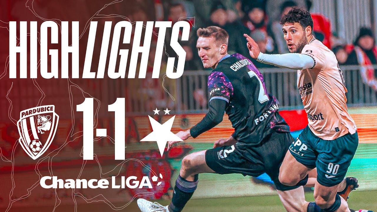 HIGHLIGHTS | FK Pardubice 1:1 SK Slavia Praha