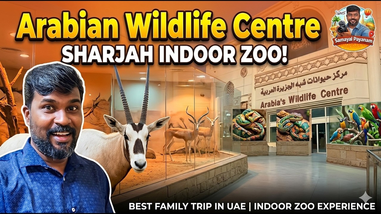 Arabian Wildlife Centre | Sharjah Desert Park zoo | Indoor Zoo Animals for family trip activities.