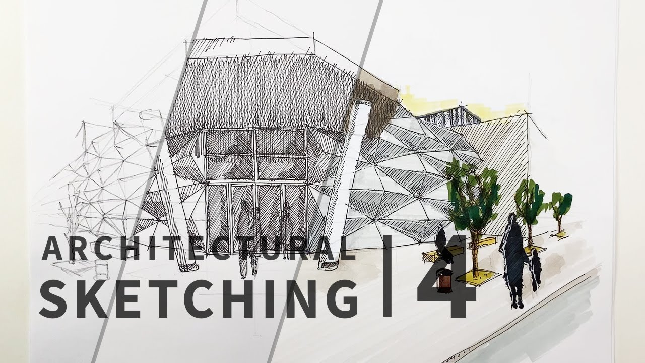 Shopping mall | Architectural sketching #4