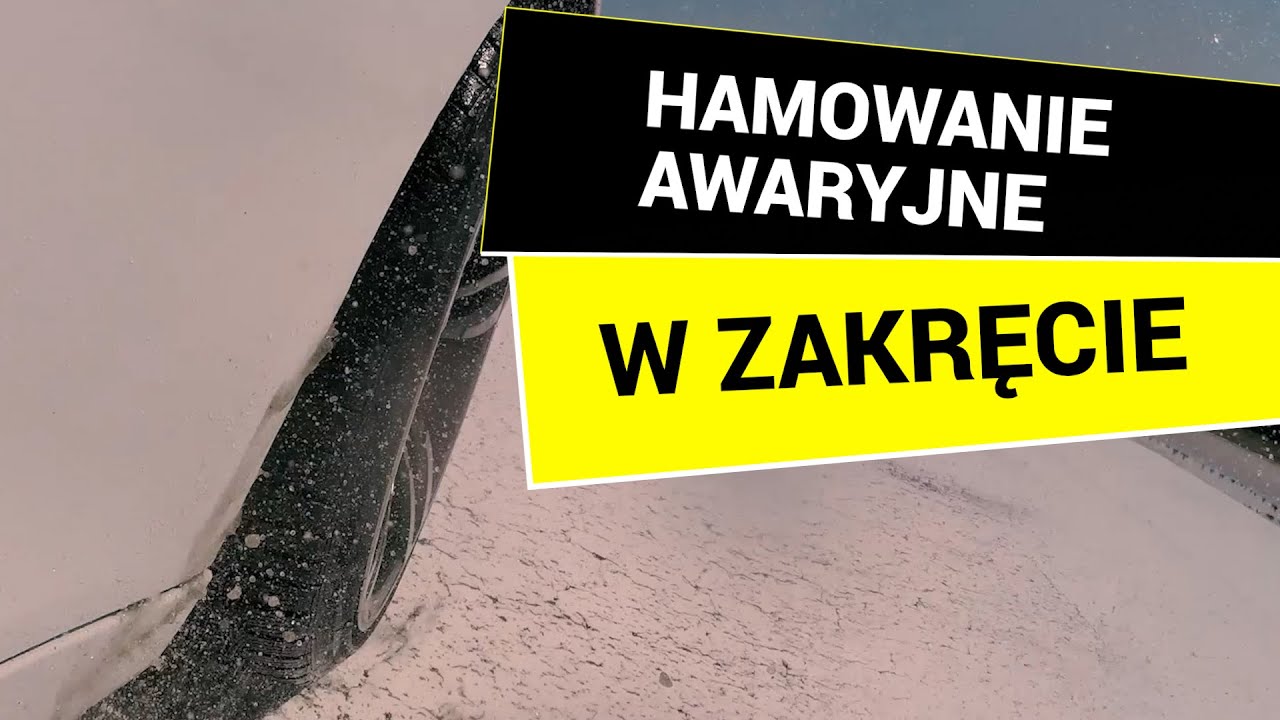 Hamowanie awaryjne w zakręcie - Akademia Bezpiecznej Jazdy Tor Łódź (odc. 5)