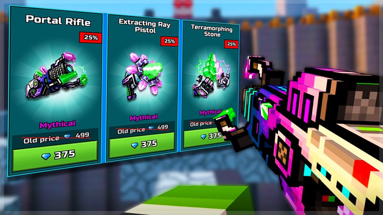Pixel Gun 3D Traders Van Review (Super Portalius Set) Back After 1 Year!