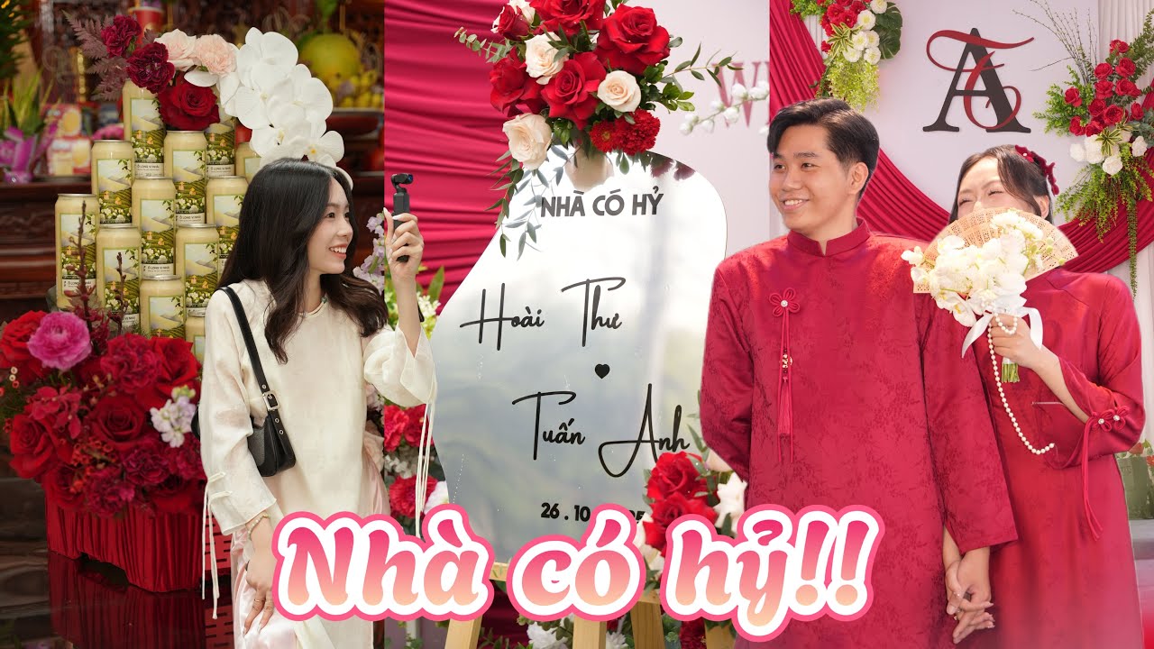 Mini Vlog - Cô ấy lấy chồng rồi ❤️ ĐI THÁI ĂN CƯỚI THUI!!