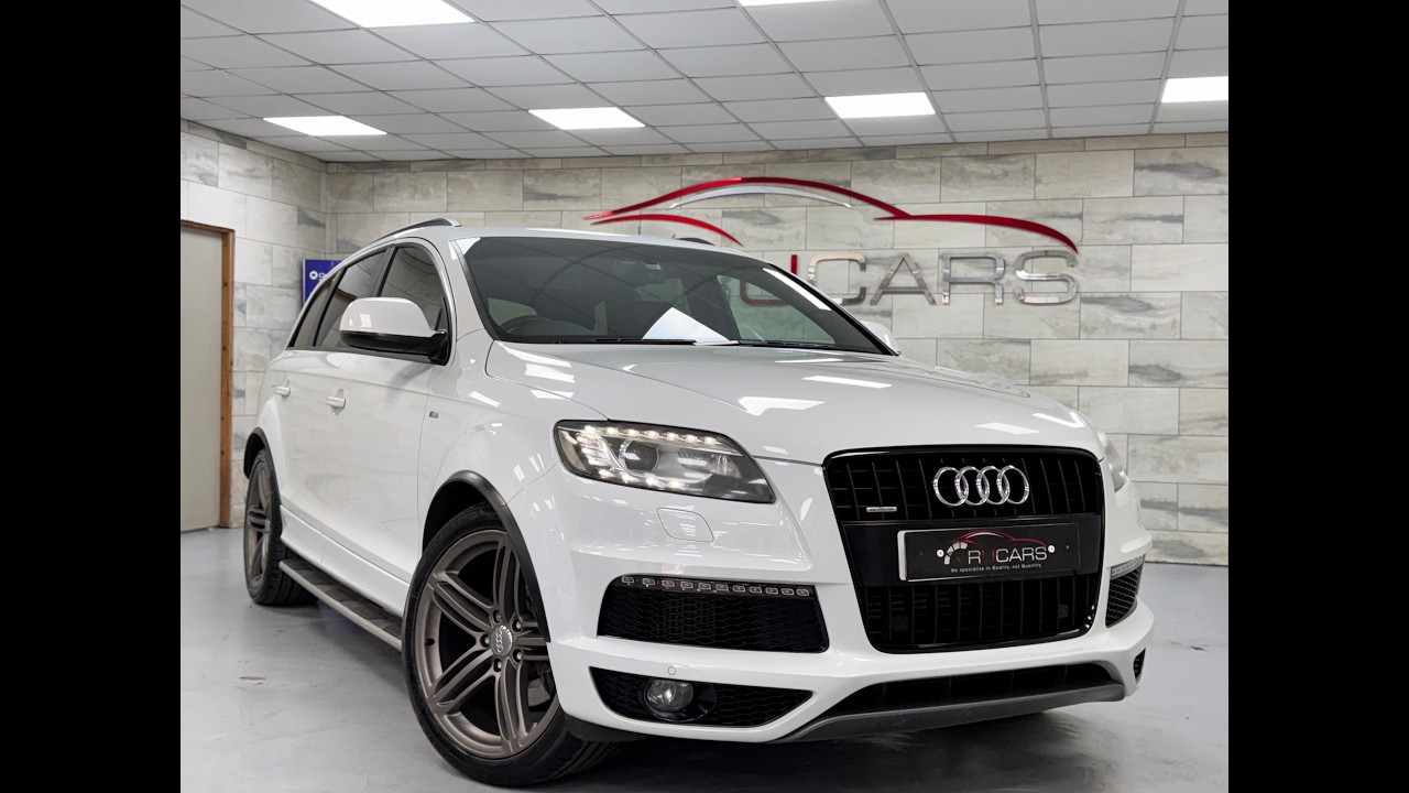 2013 Audi Q7 3.0 Tdi S-Line plus for sale at R U Cars Loughborough 