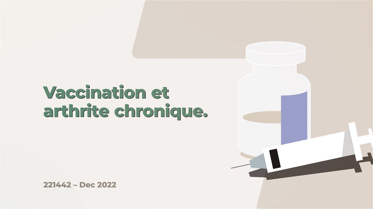 Vaccination et arthrite chronique