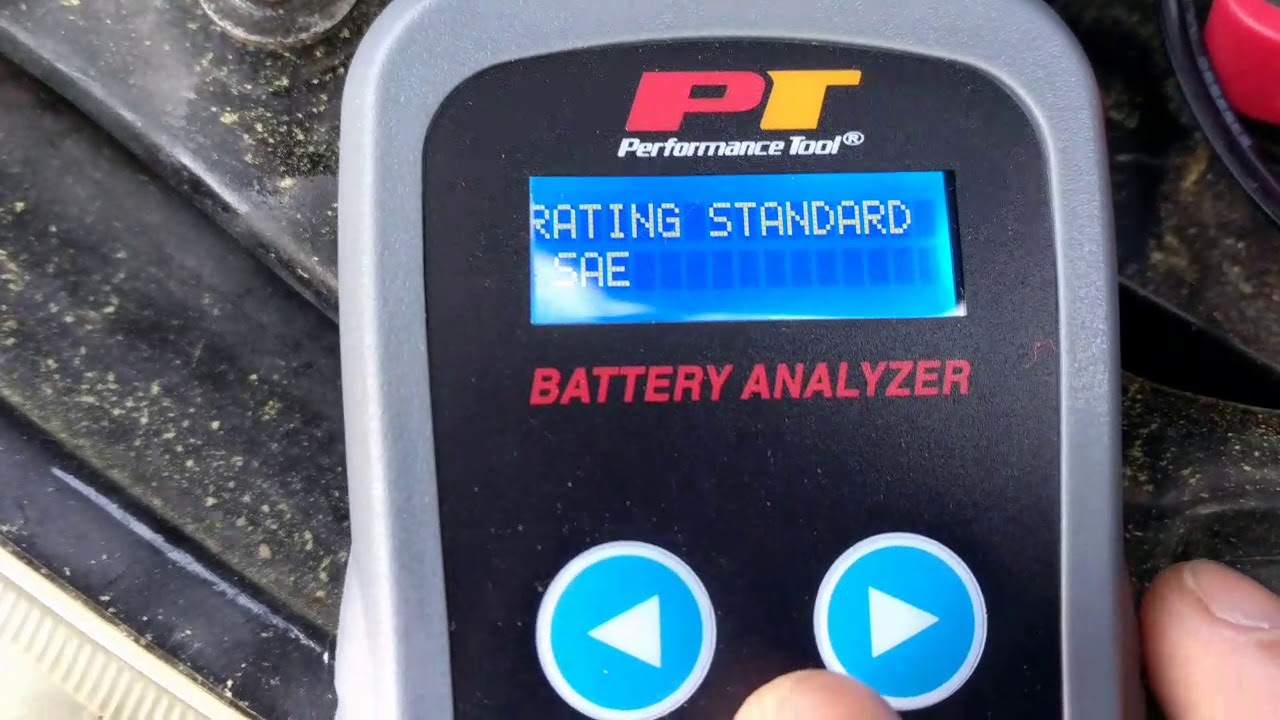 Performance tools 12 volt battery analyzer w2998