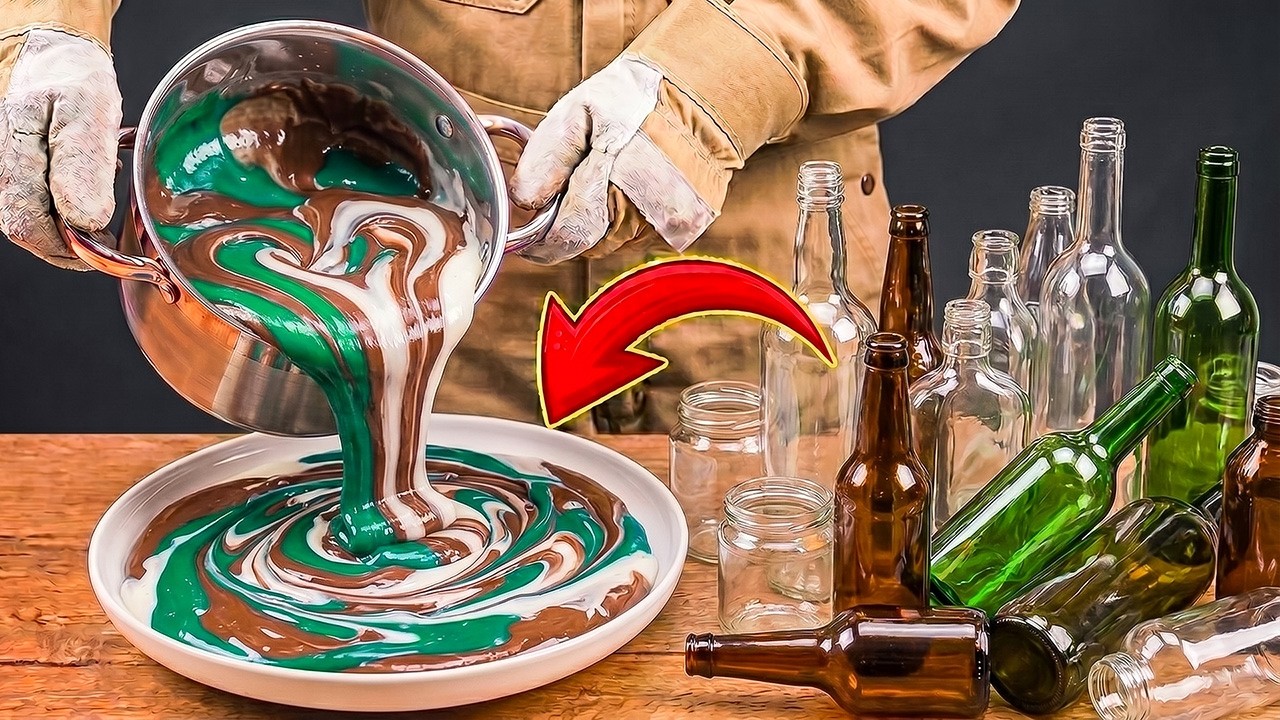 Don't throw away empty glass bottles! Collect them and earn lots of dollars.