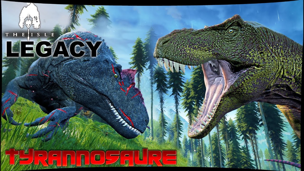TOUCHE PAS AU PETIT  !!  ▬ TYRANNOSAURE  ▬  THE ISLE LEGACY #FR #HD #THEISLE
