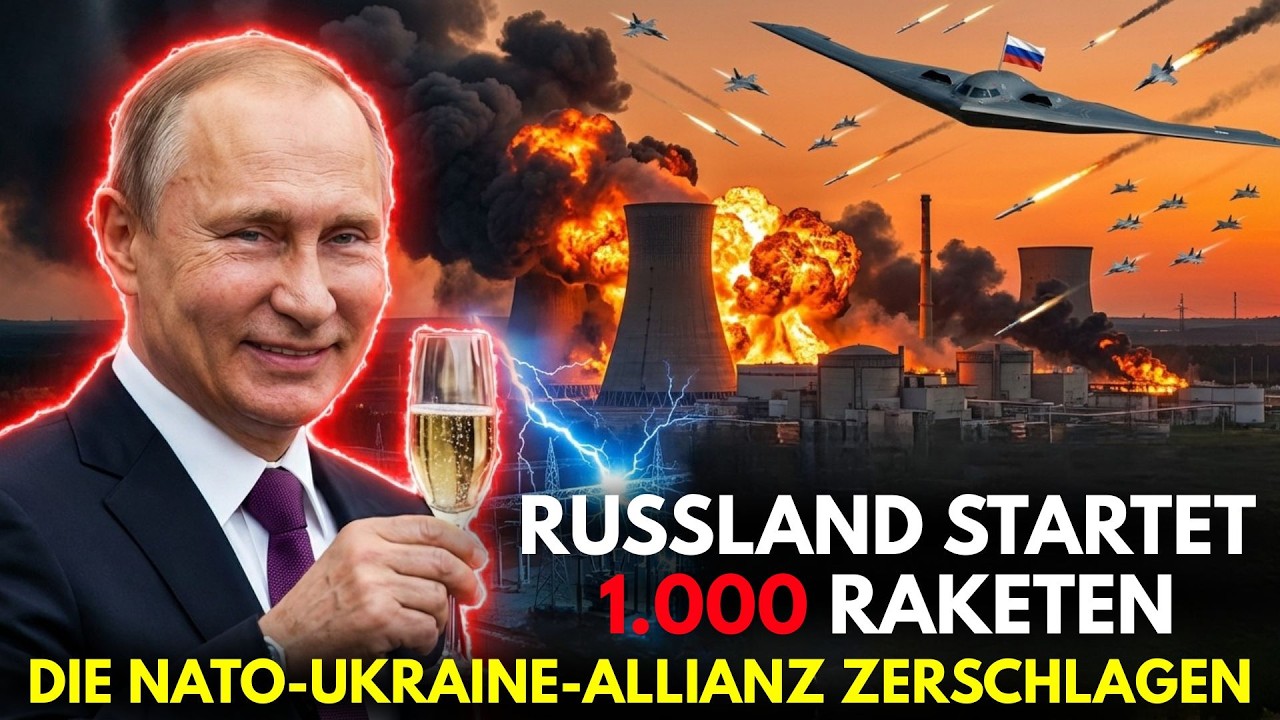 1000 russische Raketen legen Kiew lahm, Ukraine im Dunkel, NATO erschüttert