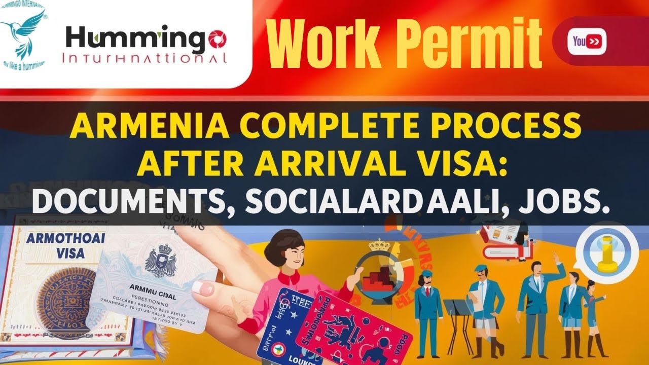 🇦🇲 Armenia Work Permit Full Process After Arrival | Visa, Documents & Jobs Explained #viral #job #cv