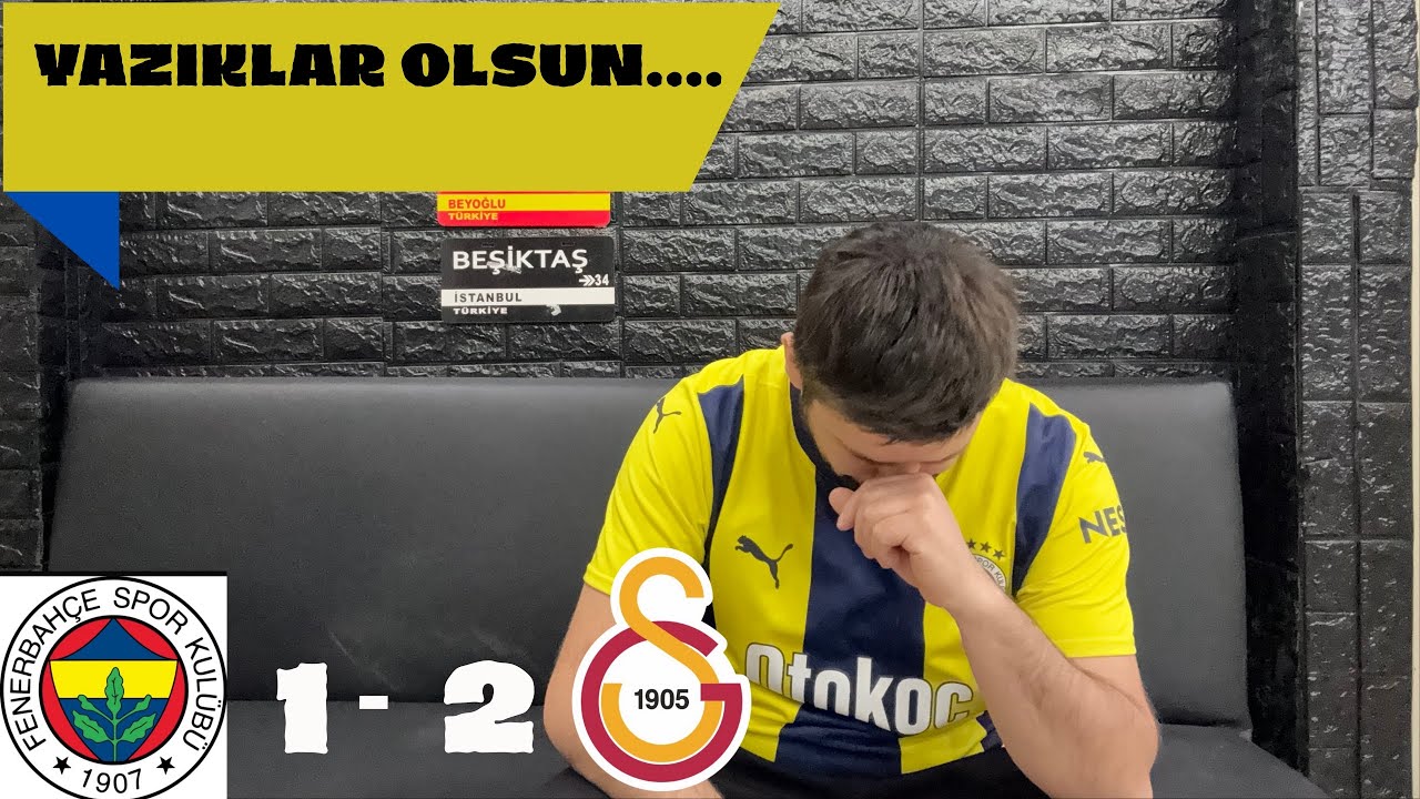 FANATİK FENERBAHÇELİ FENERBAHÇE GALATASARAY DERBİSİ İZLERSE TEPKİ