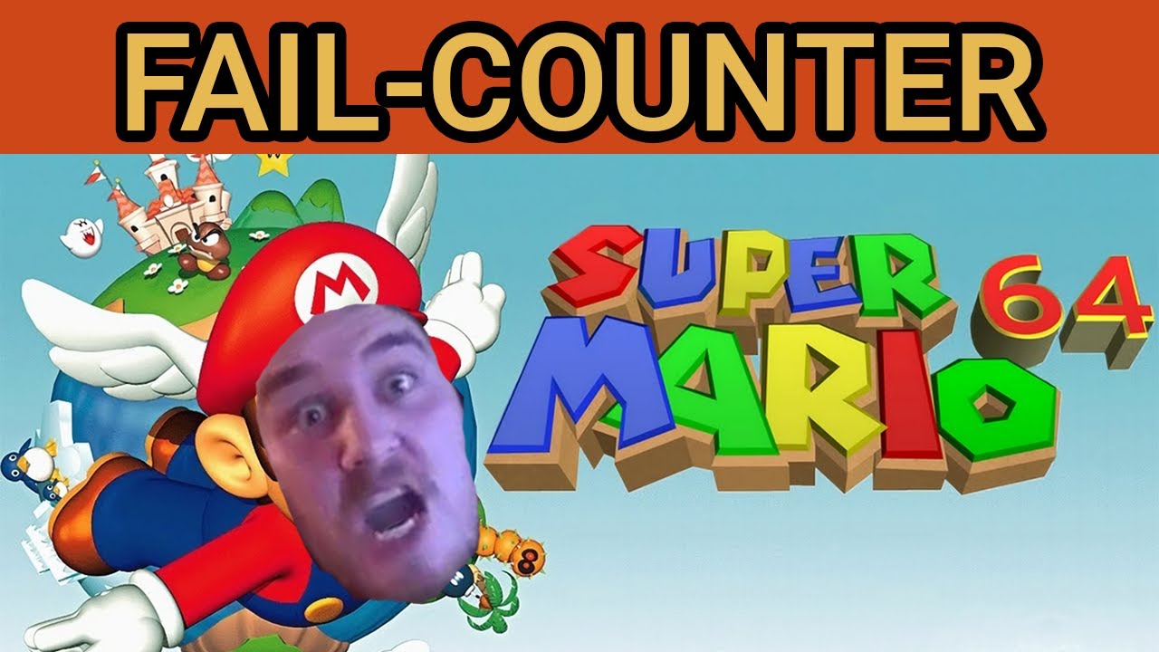 Drachenlord Fail-Counter #1: Super Mario 64