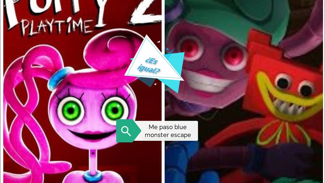 Madre araña de temu??? / Blue monster escape : ¿es igual que el poppy playtime 2?