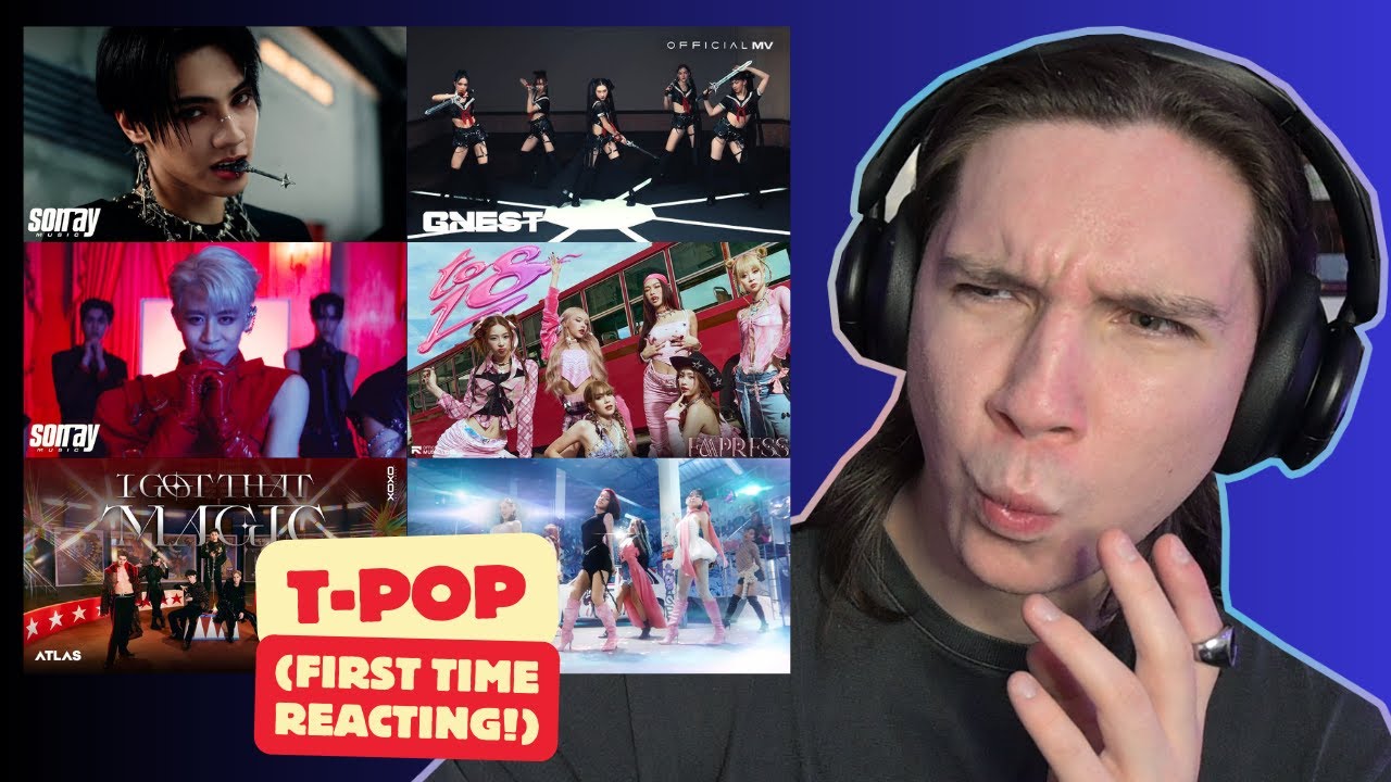 DANCER REACTS TO THAI POP FOR THE FIRST TIME! | BUS, VIIS, DICE, EMPRESS, ATLAS & MXFRUIT | WOW.