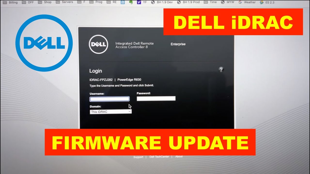 КАК ОБНОВИТЬ ПРОШИВКУ DELL iDRAC