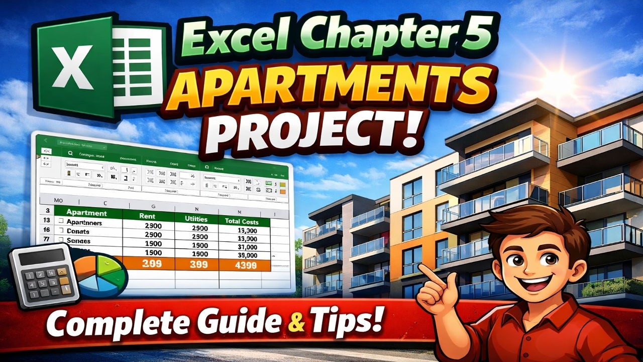Exp19_Excel_Ch05_Cap_Apartments | Guaranteed clarity & confidence in Excel | Zero Confusion