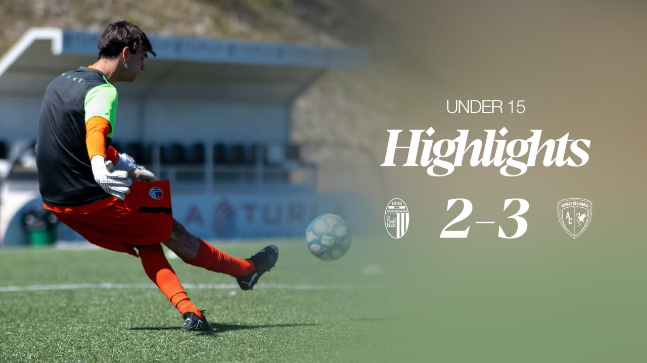 Highlights Ascoli-Cerignola 2-3 | Under 15 | Ascoli Calcio