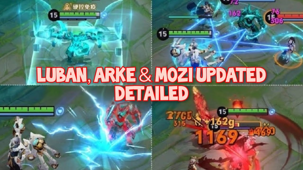 ДО И ПОСЛЕ | ОБНОВЛЕННЫЕ ПОДРОБНОСТИ ОТ LUBAN, ARKE, MOZI | HONOR OF KINGS