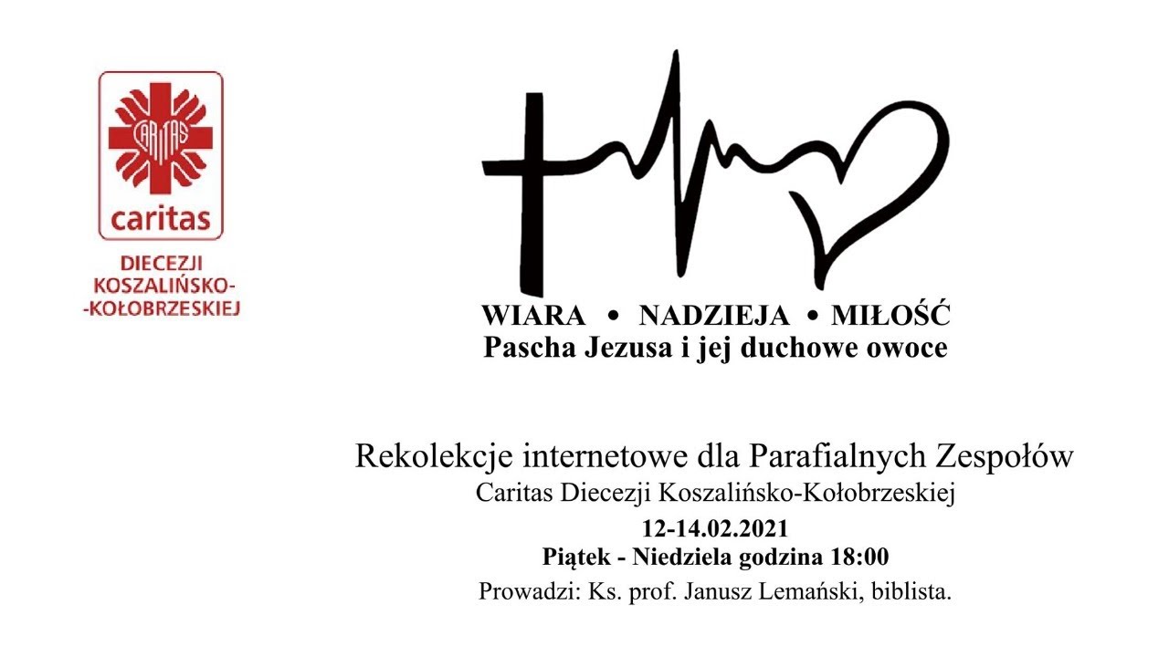 ks. Janusz Lemański - Rekolekcje - Wiara, nadzieja i miłość. Pascha Jezusa i jej duchowe owoce