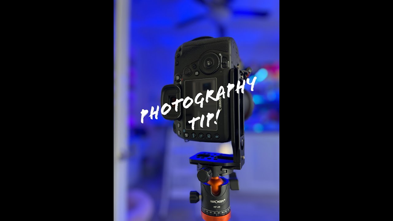Photography Tip! Use a Quick Release L Bracket.