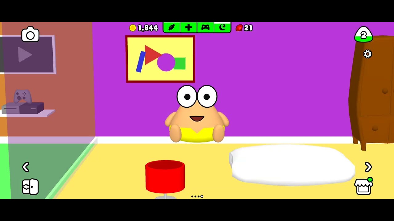 Gameplay de Pou 3D (antes que GTA 6)