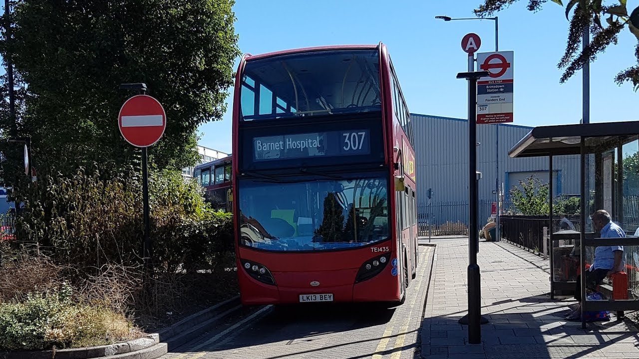 London Buses - Route 307 - Barnet Hospital to Brimsdown via Enfield Town