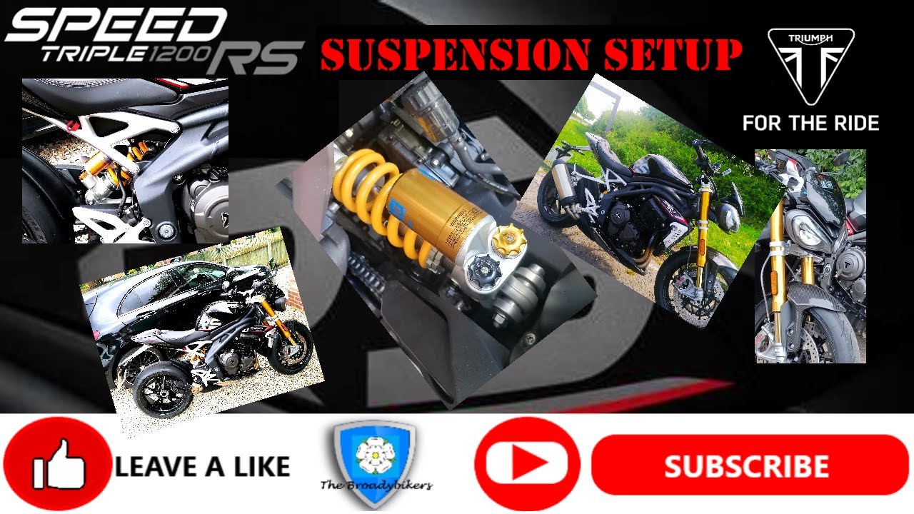 Triumph Speed Triple 1200 RS Suspension Setup - Adjusting the suspension on my Speed Triple