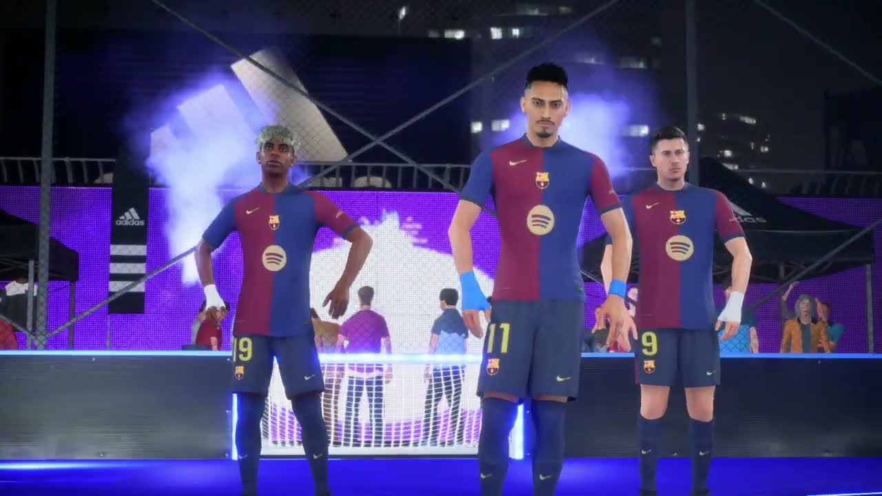 FC 25 Barcelona vs Manchester City (Volta) (World Class Difficulty)