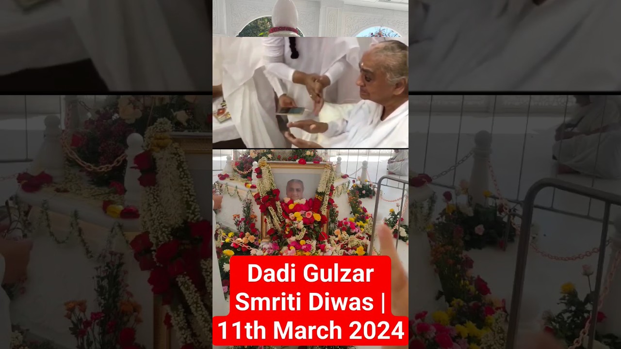 Dadi Gulzar Smriti Diwas | 11th March 2024 dance in bk brij mohan bhai #memories #brahmakumaris