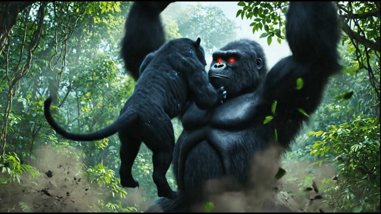 king kong vs black tiger epic jungle showdown