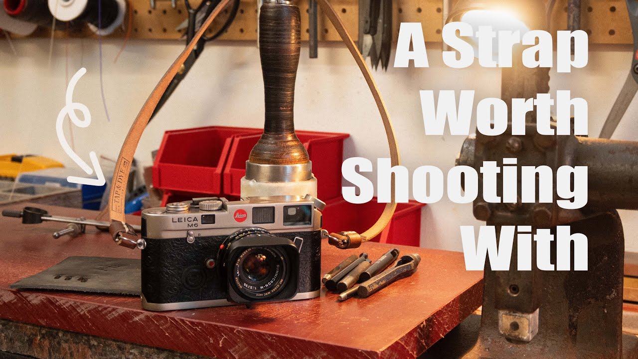 The Best Leather Camera Strap For Your Film Camera With Tap & Dye