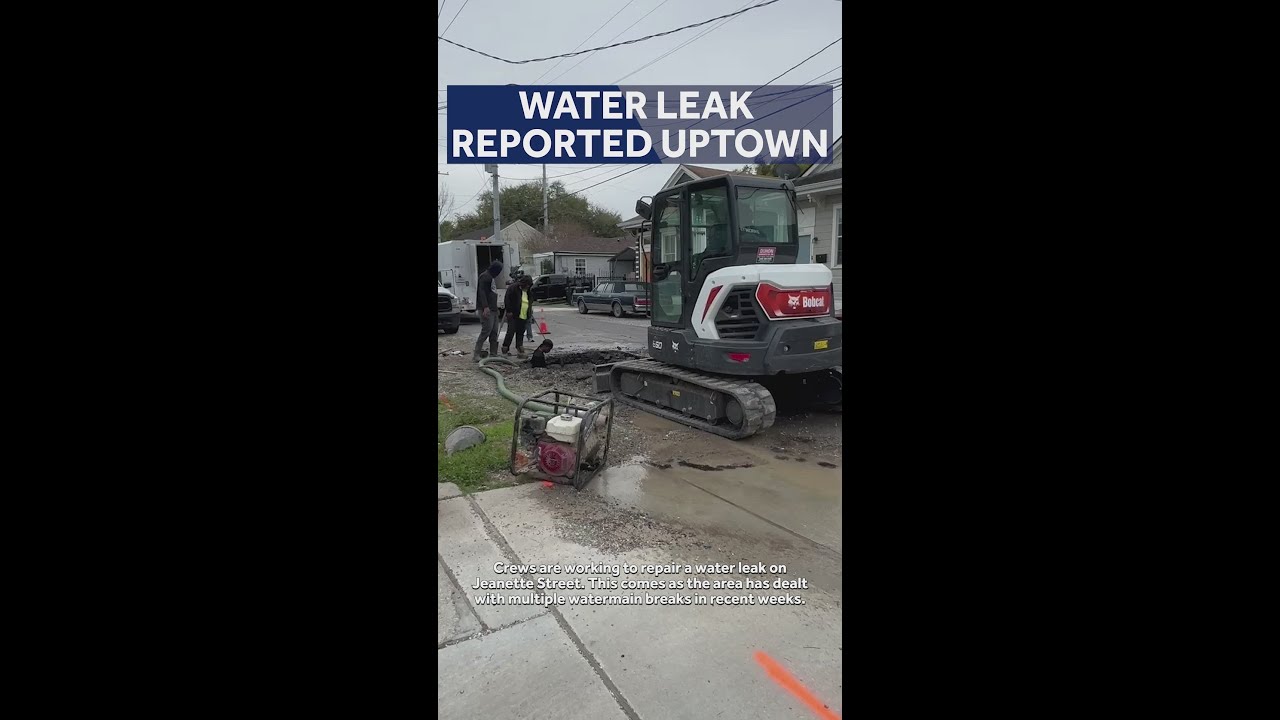 New video shows water leak in Uptown, adding to weeks-long water issues