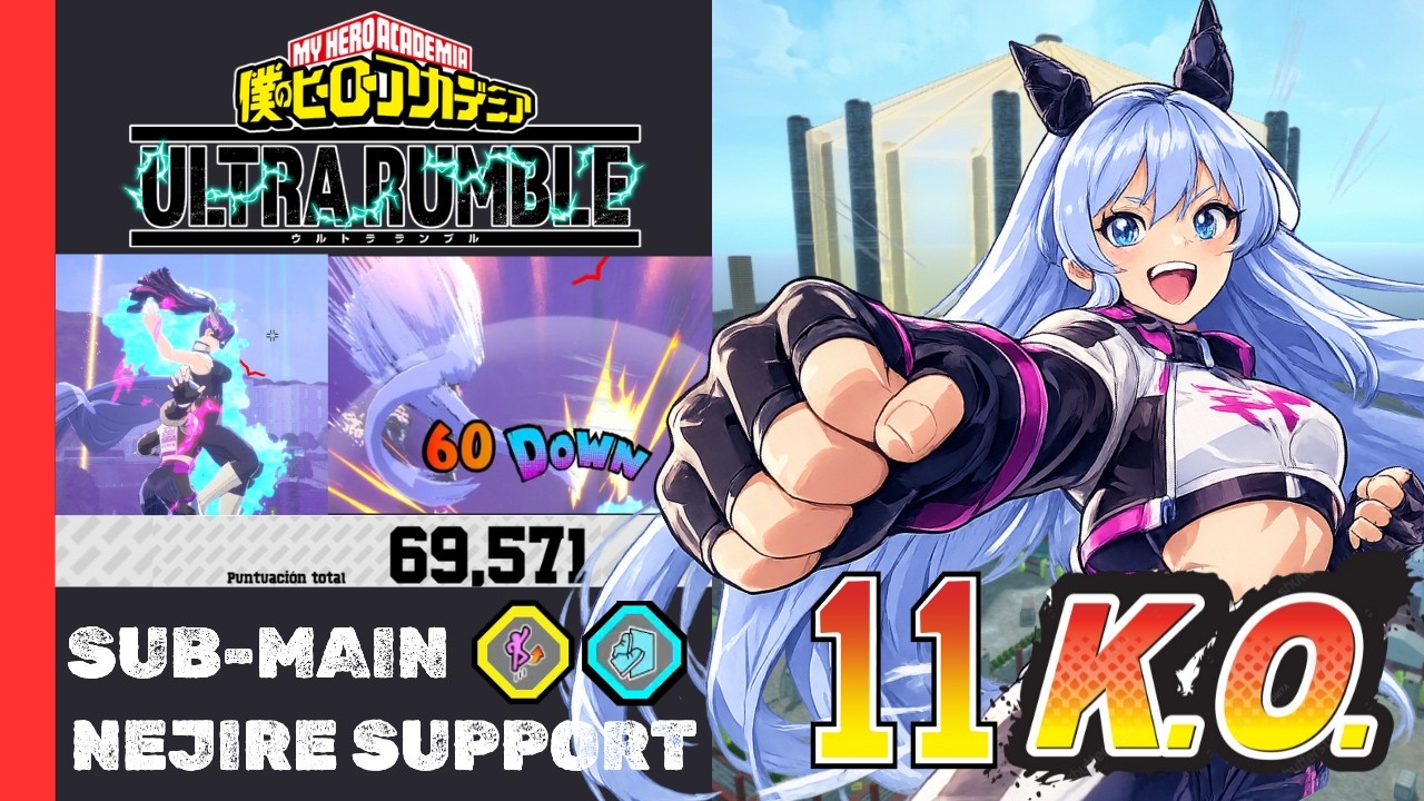 You never saw this final hit coming! 💚🌀 | Nejire | Score 70K. | Rank S | MHUR