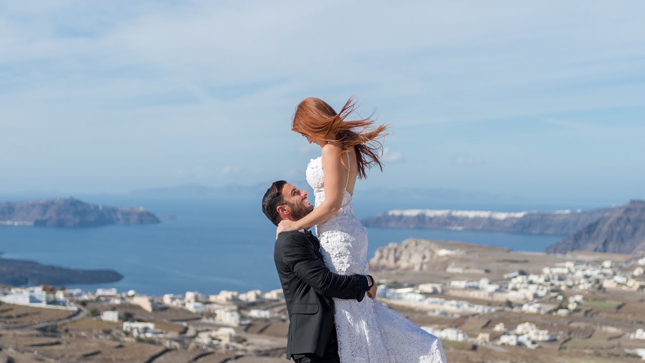 Traditional Greek Wedding in Santorini | Manolis & Gkeli | by Phosart Cinematography