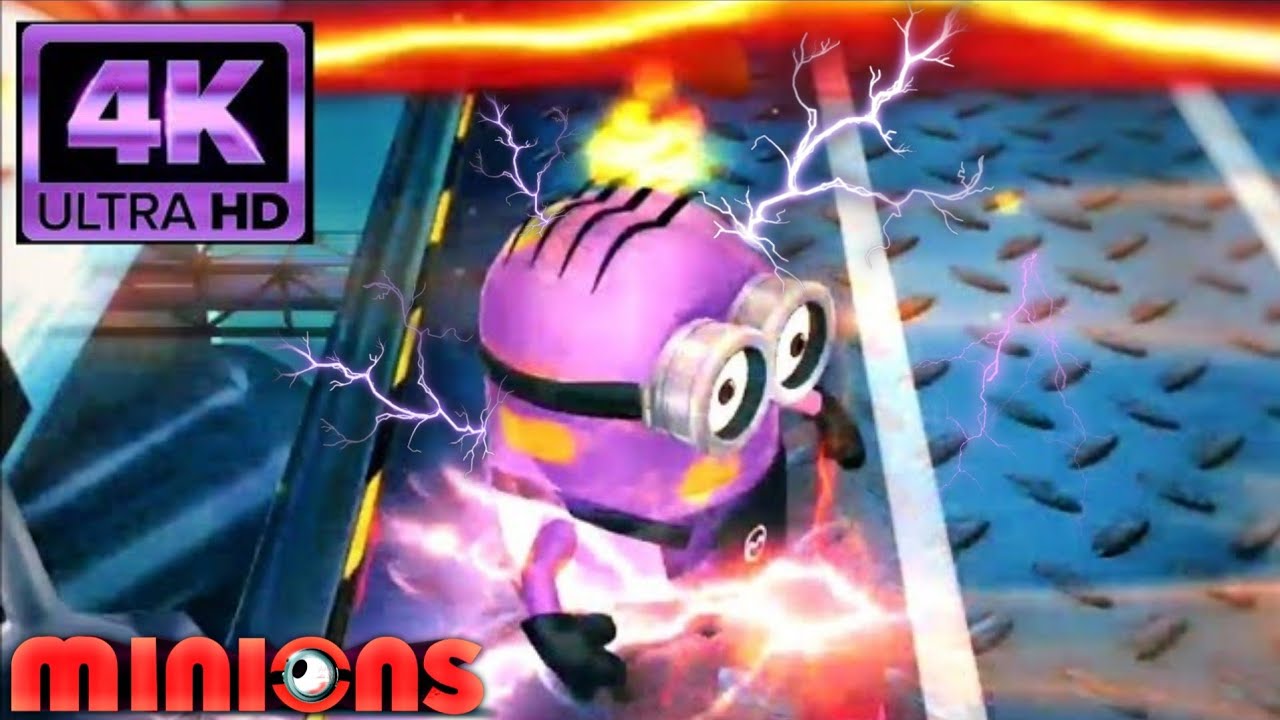 DISGUISED MINION DEATH BY ELECTRIC SHOCK \ MINION RUSH / {Crazy Runner - Escape From Captivity}[4K]