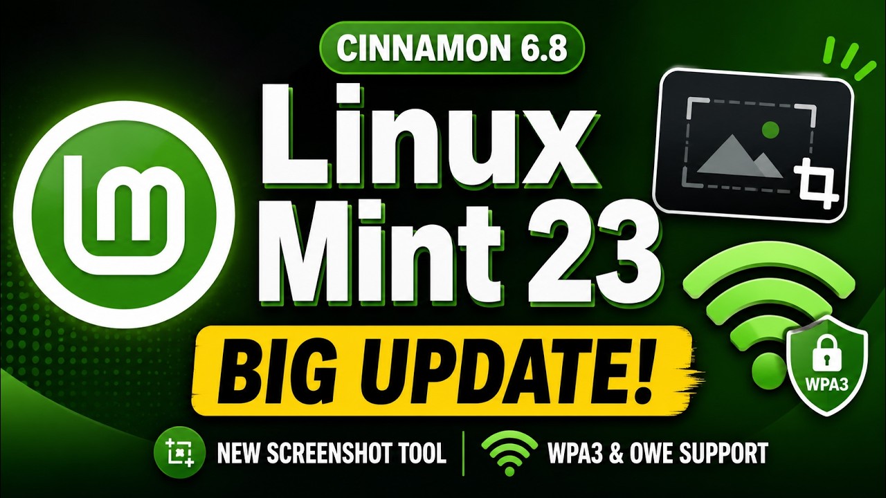 В Linux Mint 23 появится новый инструмент для создания скриншотов в Cinnamon и значительные улучш...