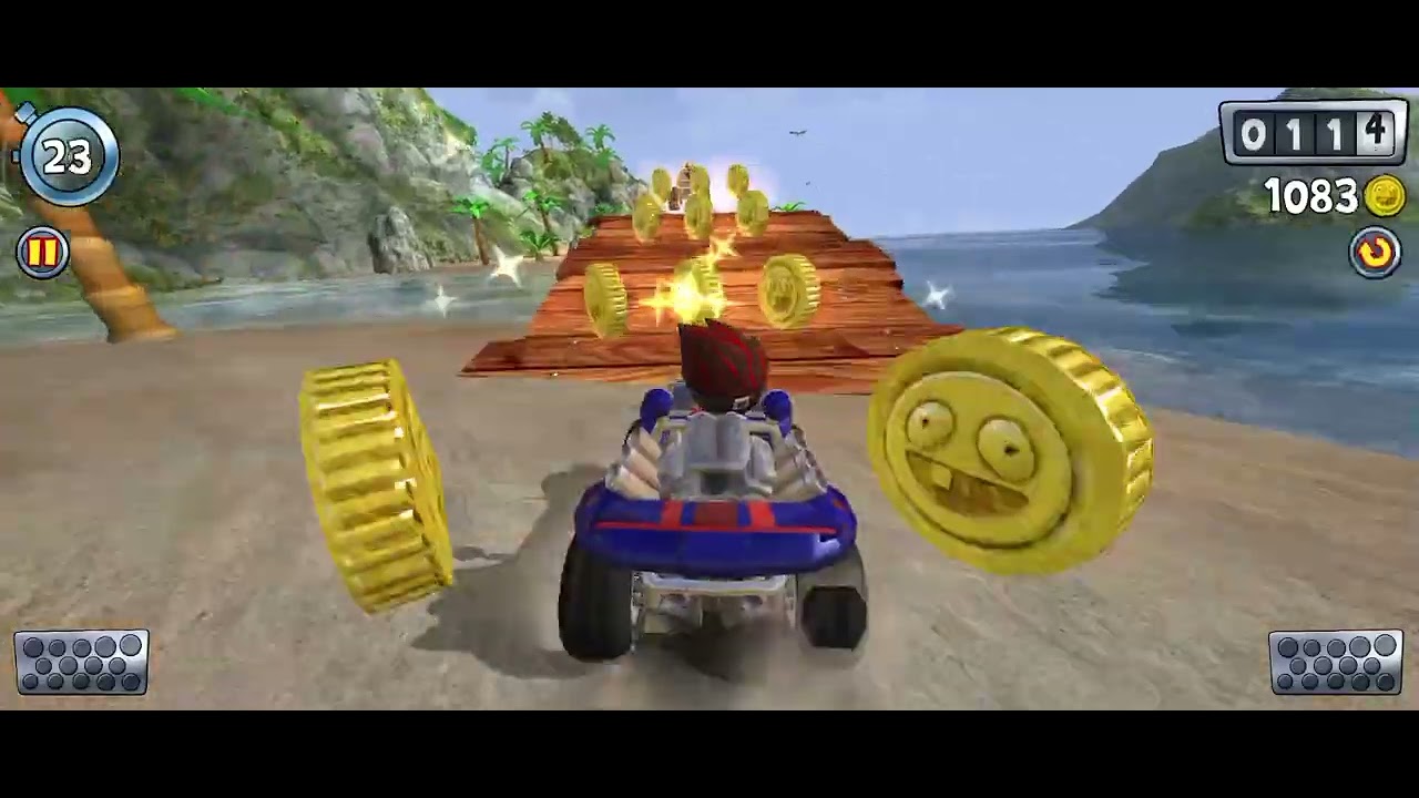 Beach buggy Blitz collected 2060 coins🪙💰