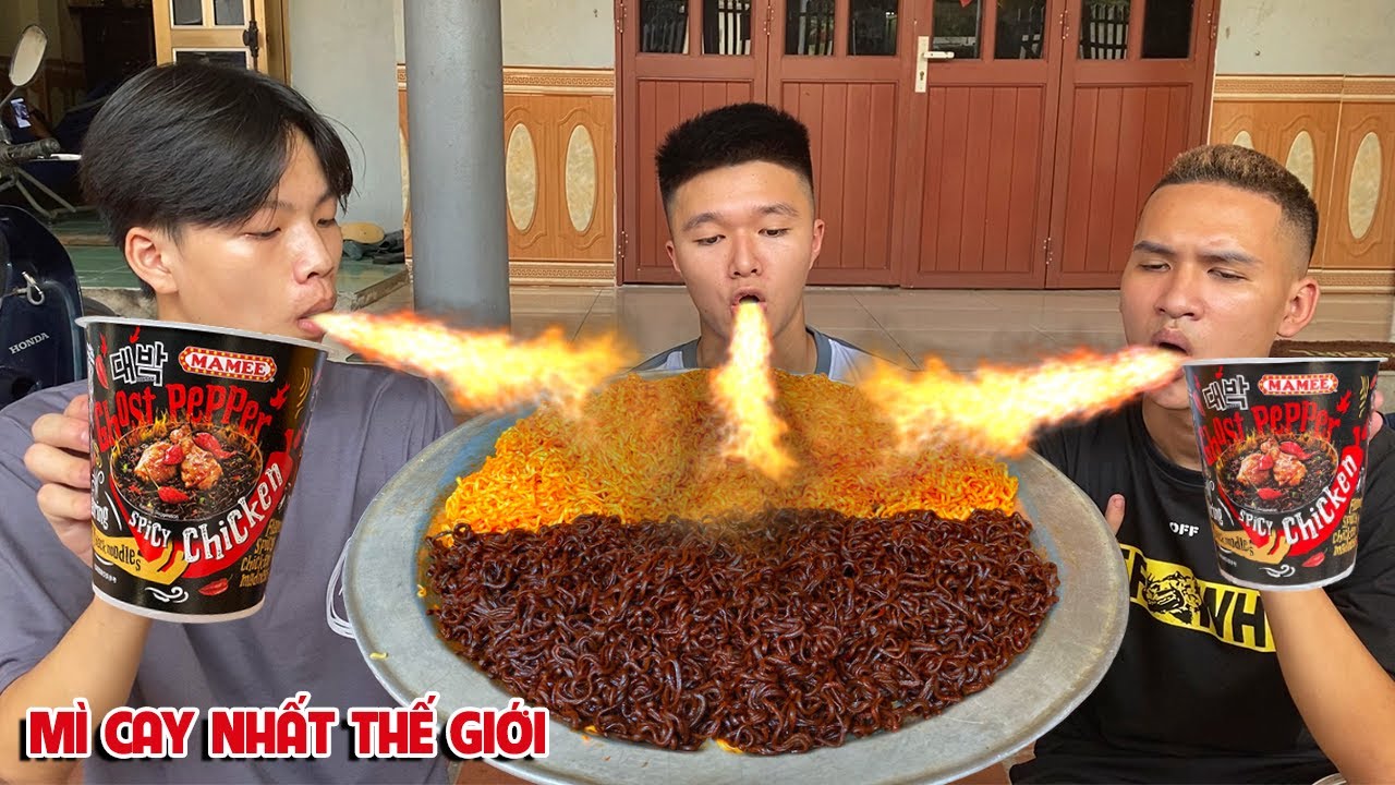Hữu Bộ | Thử Thách Ăn Mỳ Cay Nhất Thế Giới Cấp Độ 1 Tỷ Và Cái Kết | GHOST PEPPER