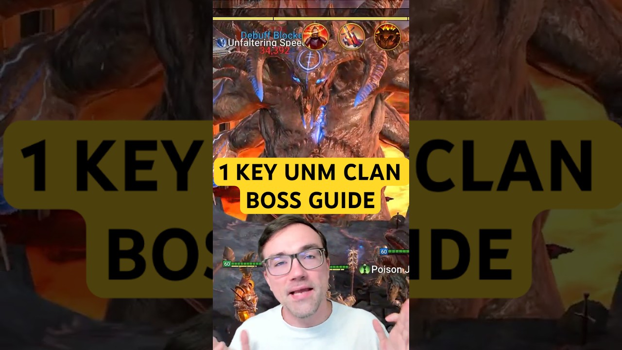 1 key UNM Demon Lord Clan boss team guide #raidshadowlegends #raid