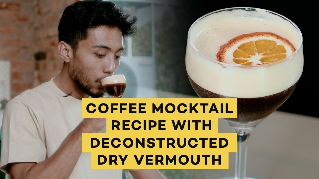 Resep Coffee Mocktail Pakai Deconstructed Dry Vermouth dari Zikri Mubarak (Mr. Jack) | Zero Proof