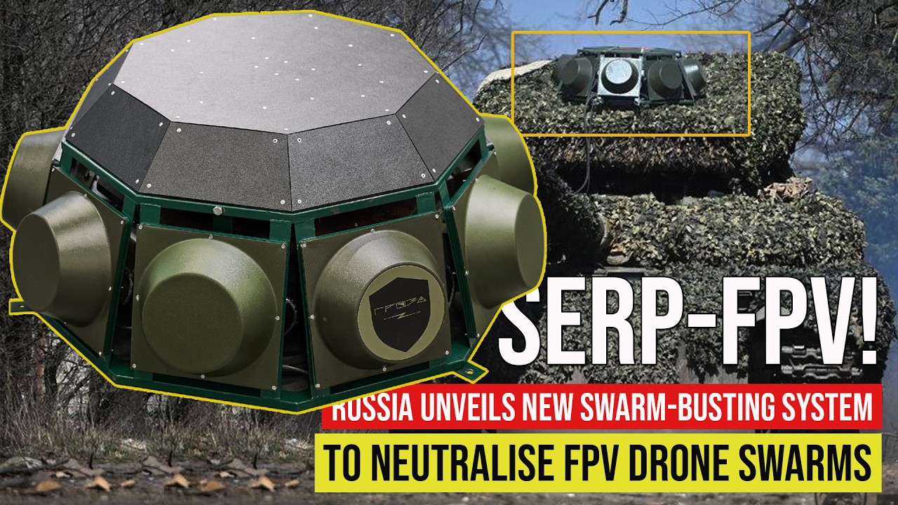 SERP-FPV! Российский &laquo;Ростек&raquo; представил новую систему борьбы с роями дронов для нейтрализации FP...